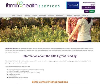 STD Testing at Family Health Services