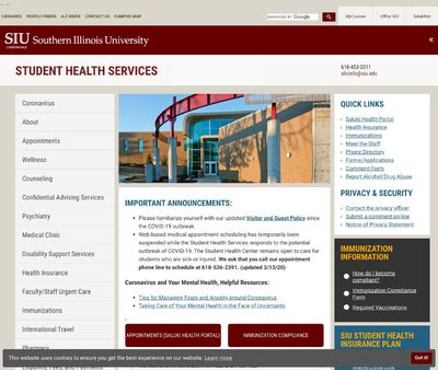 STD Testing at SIU Student Health Services