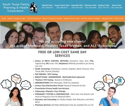 STD Testing at South Texas Family Planning & Health Corporation (STFPHC)